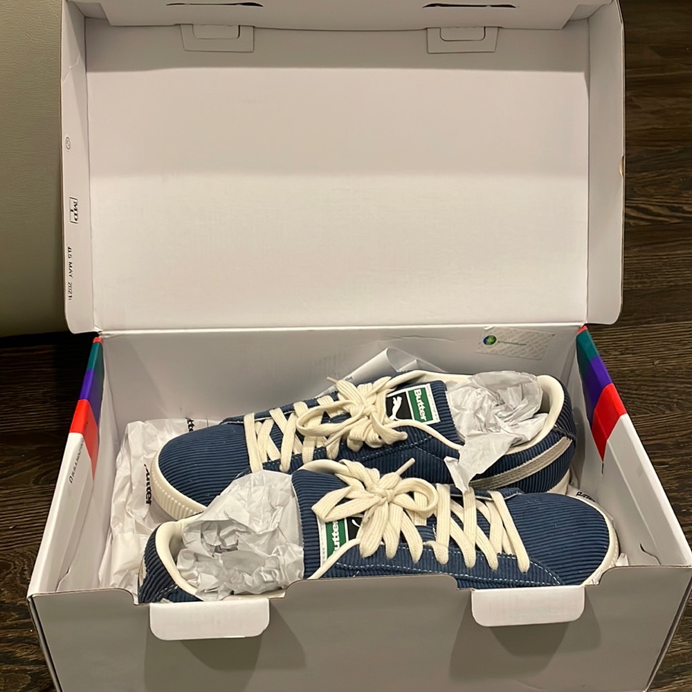 Men’s Puma Butter blue corduroy sneakers